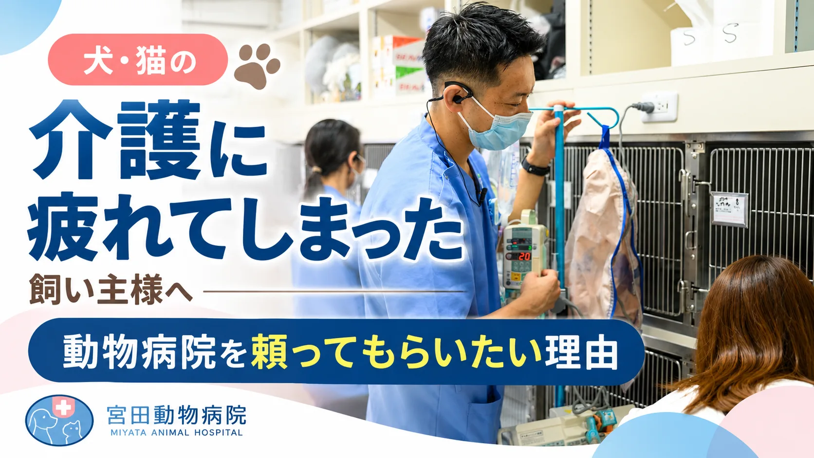 犬・猫の介護に疲れた飼い主様へ